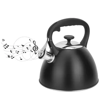 

3L Outdoor Camping Stainless Steel Coffee Whistling Kettle Water Kettles Induction Cooker Whistle Tea Water Pot Home Kitchen