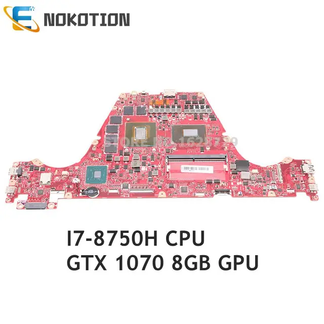 $US $781.44  NOKOTION GX531GM MAIN BOARD for ASUS ROG Zephyrus S GX531GS 15.6 inch laptop motherboard SR3YY I7-8