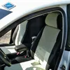 Для Volkswagen Polo SEDAN 2009-2022 с раздельной 60/40 спинкой Комплект модельных авточехлов из экокожи, полный комплект [Автопилот РОМБ] ► Фото 1/6
