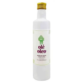 

Extra virgin olive oil variety Olé Oleo Villalonga bottle 500 ml