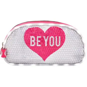 

Pencil pouch LED sequins Be You double