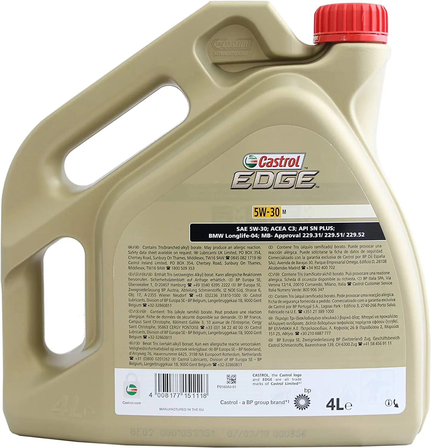 Aceite Castrol Edge 5W30 M · BMW Longlife-04