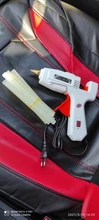 Pistola de pegamento de fusión en caliente, 120W, 110V-240V, bricolaje, minipistola de pegamento adhesivo, herramientas de calor de reparación