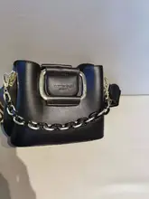 Bolso de lujo de un solo hombro para mujer, bandolera de Cuero de calidad PU, informal, clásico, a la moda, 2021