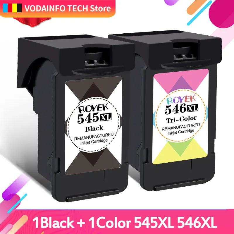 Canon 545/546 & 545XL/546XL Noir & Tricolour Cartouche d'encre