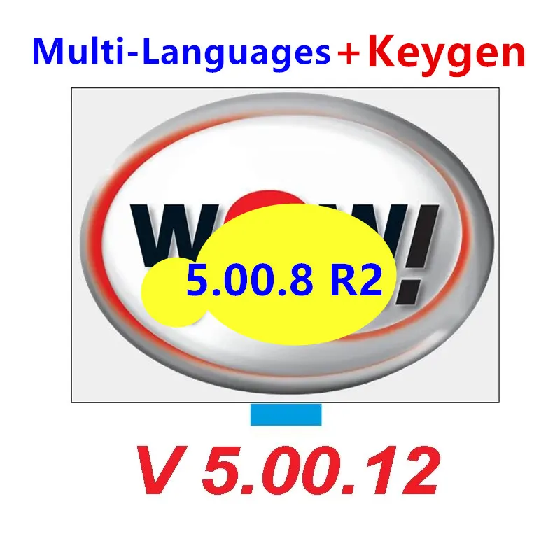 2022 Forró Eladás A Wurth V5.00.12-Hez Wow 5.00.8 R2 Szoftver Többnyelvű Kengen-Rel A Tcs Multi-Diag Cars Szoftverjavítási Adatokhoz
