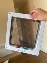 Cat-Dog-Gate-Door Pet-Supplies Flap-Door Abs-Plastic Door-Security Animal Kitten Small