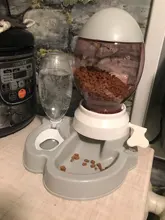 7 pocilga Gato tazón para comida de perro de tazones de alimentación 2 L perros de alimentación fuente de agua potable de 600ml Waterer gatito lento de cachorro