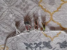 Pop Coreano de moda aleación Simple cartas ejército clavícula collar de cadena para las mujeres Vintage de Metal colgante de joyería al por mayor