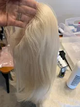 Peluca Bob 13x1 1B 613 cabello humano liso brasileño con encaje frontal, rubio miel degradado, Remy corto prearrancado para mujeres negras