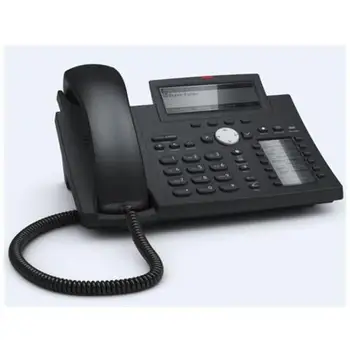 

Snom D345 VoIP Telefon schwarz-blau ohne Netzteil