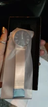 Japón Movimiento de Cuarzo de Alta Calidad 36mm hannah Martin Mujeres de Malla de Acero Inoxidable de Oro Rosa Damas Impermeable Reloj Dropshipping