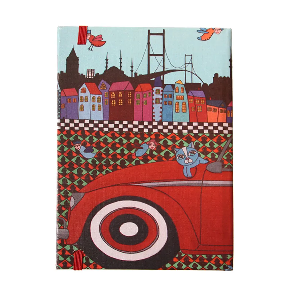 

BiggDesign Girl in Car Notebook 14x20 cm