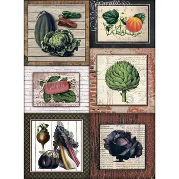 

Rice paper for Decoupage "" craft Premier "", A3, 25 g/m, "Artichoke" "cp00126
