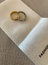 Titanio acero mosaico cúbico Zirconia cristal romano número anillo clásico compromiso boda anillos para mujer Anneau R17158