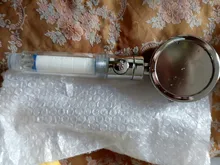 ZhangJi, cuidado de la piel, alta presión, agua purificada, cabezal de ducha de 3 modos reemplazable, elemento de filtro de algodón PP, boquilla de lluvia rociadora