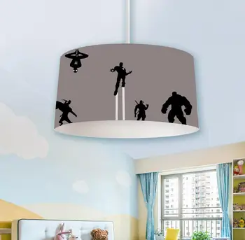 

Chandelier, Avengers Patterned Kids Room Chandelier, Pendant Lamp Shade, Baby Chandelier