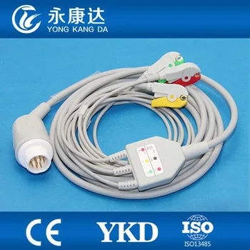 

Compatible Mindary 12Pin 3leads ECG cable Clip IEC CE&ISO13485