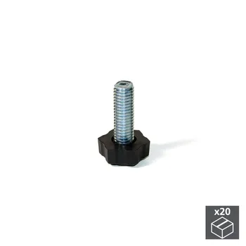 

Lot of 20 levelers M8 Emuca hex regulating outer H 38 mm