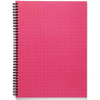 

A4 + TW, notebook, grid, double spiral, 80g/m², 297x230x10,5mm, bla