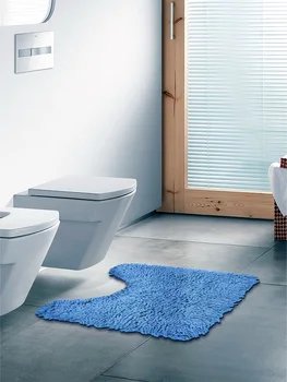

Mat for toilet DeНАСТИЯ X/b длинноворсовый 50х50 cm sky blue
