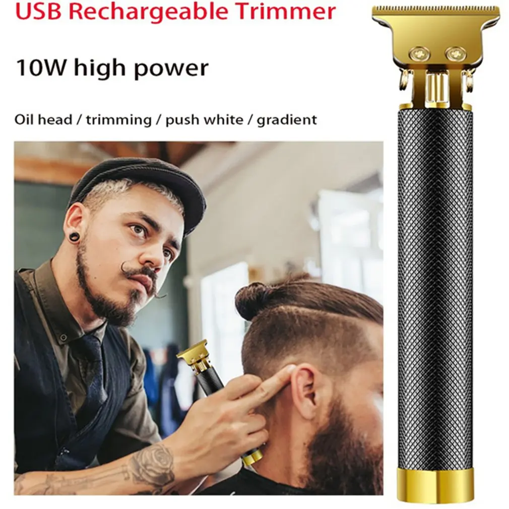 Hair Clippers Cordless USB Rechargeable Grooming Kits T-Blade Close Cutting Trimmer For Men Bald Head Beard Shaver Barber Shop |