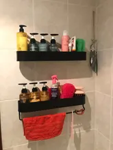 Estante de pared para baño, organizador de cocina, soporte de toalla de baño, cesta de almacenamiento de cocina, accesorios de baño