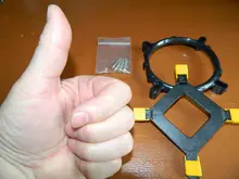 Enfriador de CPU ventilador soporte sostenedor del disipador térmico LGA 775, 1150, 1151, 1155, 1156, 1366, 2011 AMD AM4 General Backplane Base para Intel