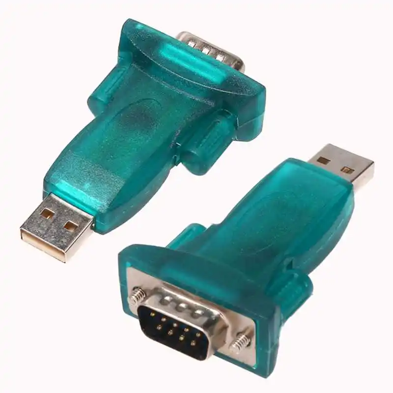 Портативный USB 2 0 Тип A к COM RS232 RS 232 Серийный DB9 9 контактный штекер адаптера для
