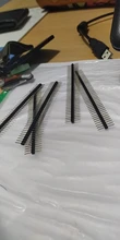 Envío Gratis 5 uds. De pines multiusos: macho-40 pines 1x40 conector de pines macho de una sola fila tira divisible para Arduino