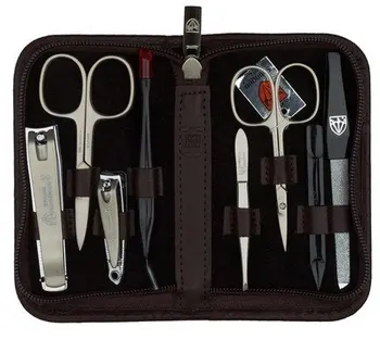 

Manicure Set for men, 8 Ave, Brown 6321 F N-MATT Drei Schwerter