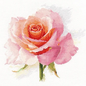 

2-40 set for embroidery Alice 'breathing roses. Tenderness '24*24 cm