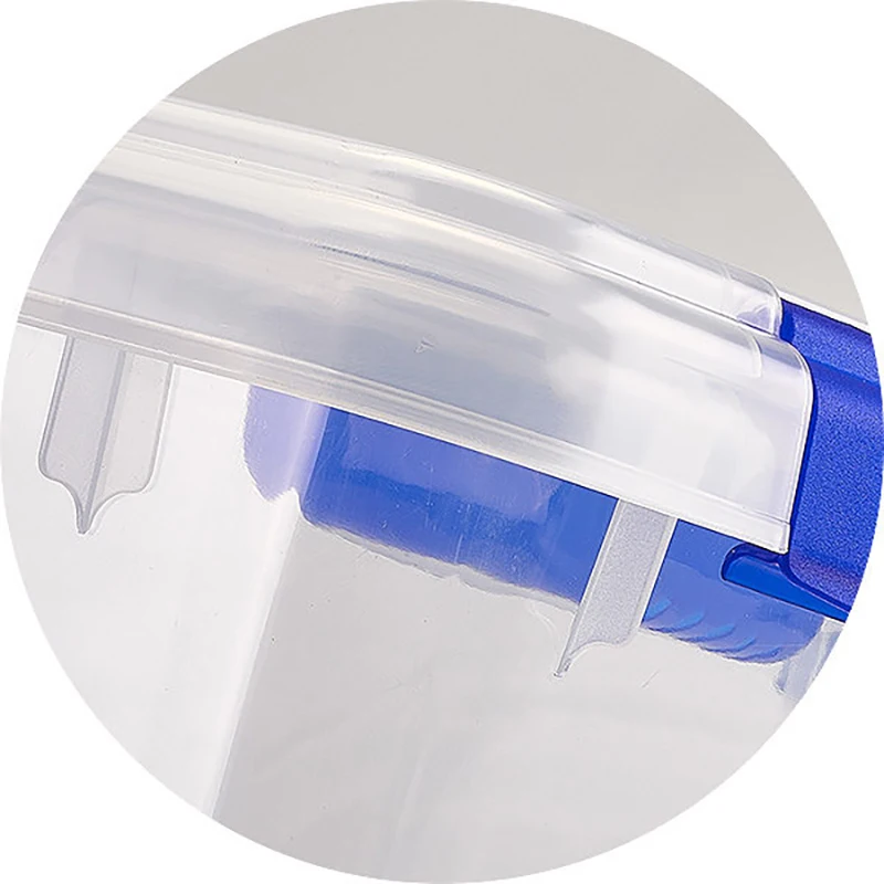 Plastic Forte - Maletín organizador de plástico, 10 compartimentos, tapa  transparente, divisores removibles, almacenamiento torn