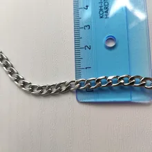 1 pieza de ancho 3mm/4,5mm/5mm/6mm/7mm/7,5mm acera Eslabón cubano collar de cadena para hombres mujeres Punk básico de cadena de acero inoxidable collares