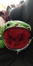 Monederos de rana con dibujos animados para niñas, cartera de mano de Anime en forma de Manga, con pelusa, estilo Cosplay, 1 unidad