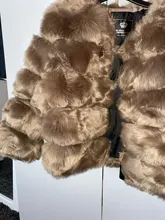 ZADORIN-abrigos de visón de S-3XL para mujer, Top de piel sintética rosa a la moda, prendas de vestir cálidas y gruesas, chaqueta de piel falsa para invierno, 2020