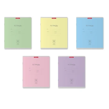

Notebook school student "classics assorted" 12 sheets, frequent kosaya ruler erichkrause 44596ek