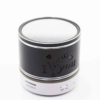 

Portable cylinder Blutooth Mini speaker for mobile PC computer connection port USV and Jack connector