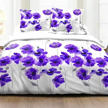 

Adornment duvet 100% cotton 57 yarn Poppy