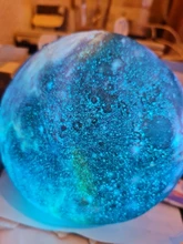 Galaxy Light Moon-Lamp Remote-Control Gift Change-Touch 3d-Printing 16-Color Kids as