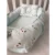 Jaju Baby Handmade Babynest Panda Pattern 100% Cotton Baby Nest Детская Кровать, Материнская Боковая Кровать