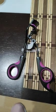 1PC negro-púrpura esmerilado con Clip para pestañas Curl ojo cosméticos maquillaje belleza falso rizador de pestañas Curling pinzas las herramientas