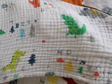 Manta de muselina de 6 capas para bebé, ropa de cama personalizada para recién nacido