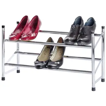 

Wenko extensible shoe rack made of chrome-plated Metal and polypropylene