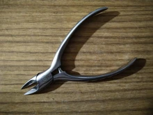 MR.GREEN-cortauñas superafilada de acero inoxidable, alta calidad, para cutículas, uñas postizas, pedicura