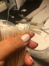 Desechables hisopo de algodón sin pelusa Micro cepillos madera bastoncillos de algodón muestras oído limpio palo pegamento para extensión de pestañas quitar herramienta