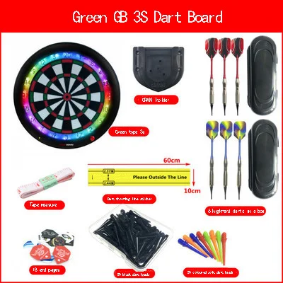Gran Darts Gran Board 3S Bluetooth Electronic Dartboard - Green