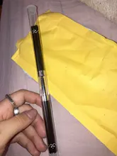 BQAN-pincel de dibujo de doble cabeza, mango de cristal negro, 9mm y 11mm, delineador, pintura, bolígrafo, esmalte de Gel, herramientas de manicura de decoración de uñas