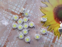20 Pcs High Power 2 Pin 3W White LED Emitters 170-190Lm 6000K