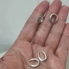 20 piezas 14x10mm estilo barroco colgante Pinch Bail broches collar ganchos Clips conector DIY accesorios de joyería accesorios 6 colores